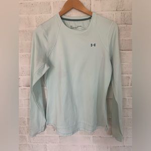 Under Armour Mint Green Running Long Sleeve Shirt Size Medium